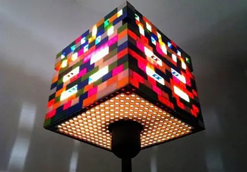 lampa z lego