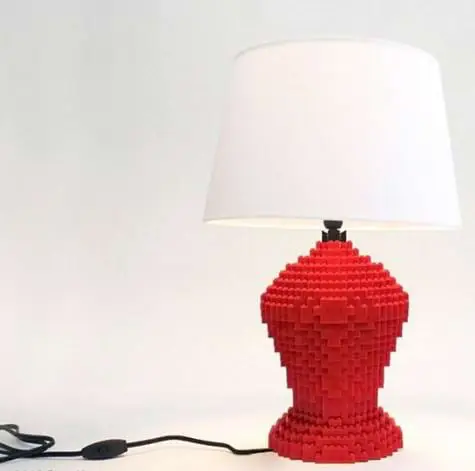 lampka stojąca lego
