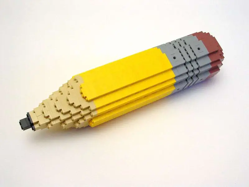 Ołówek z lego
