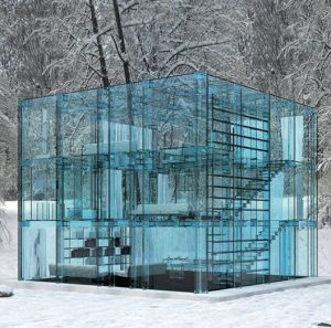 Szklane domy idealna koncepcja